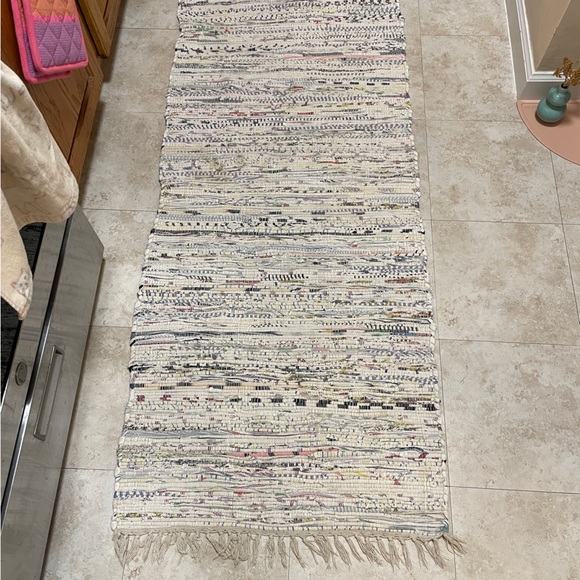 SAFAVIEH Rag Rug, 2'3" x 5', Ivory & Multi - Picture 6 of 7